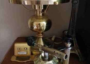 Stara lampa  litowncza z końca lat  XIX wieku