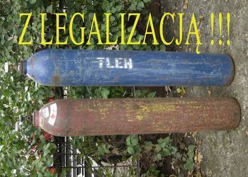 Butle tlen acetylen Z LEGALIZACJA 40 litrow puste komplet T 40 WROCŁAW