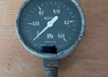 Manometr do acetylenu MERA KFM 0,25 MPa