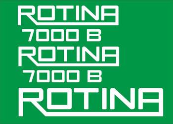 Naklejki Rotina 7000 b i inne modele mega mocne naklejki