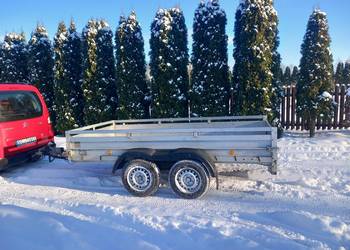 Przyczepa dwu osiowa niemiecka 3x1.5m 2t DMC