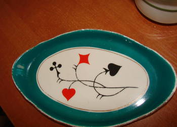 Ćmielów mały brydżowy półmisek