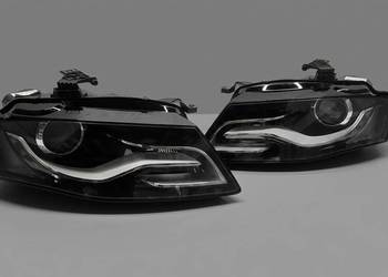 Audi A4 B8 Przedlift Xenon Skrętny Komplet Lamp Przód Oryginał EU