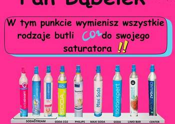 Wymiana butli CO2 do Saturatorów Sodastream Dafi Brita Philips
