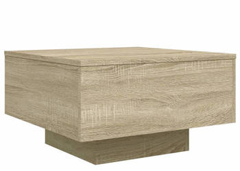 Stolik kawowy dąb sonoma 55x55x31 cm materiał drewnopochodny WM-836569