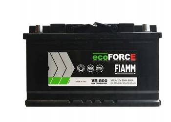 Akumulator 80AH Fiamm ECOFORCE AGM