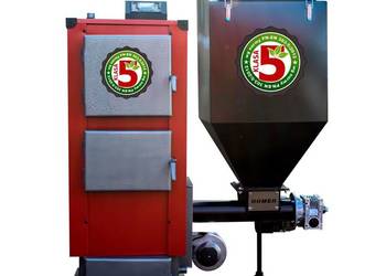 KOCIOŁ Z Podajnikiem PIEC 15 kW NA Ekogroszek KLASA 5 Ecodesign Kotły