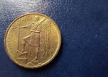 Stare monety 20 lir 1986 Watykan