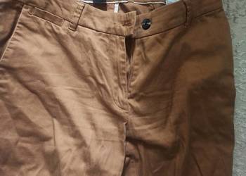 spodnie kw kolorze karmelowym H&M