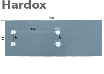 Płoza krótka HARDOX 27510306/S VP-351 W do pługa RABEWERK