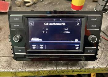 Ekran radio VW Polo VI bluetooth