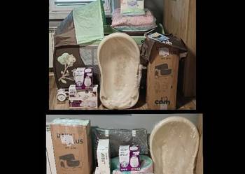 Łóżeczko turystyczne i różne rzeczy dla noworodka/dziecka. Odbiór osobisty.