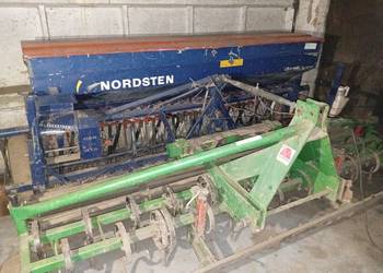 Zestaw uprawowo siewny - Siewnik Nordsten Lift-o-matic 3m + agregat