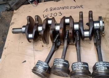 MERCEDES W203 W209 1,8 kompresor 271946 wał korbowy tłok korbowód