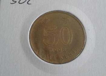 50 Centów 1998 r.-Hong-Kong