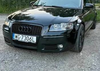 Audi A3 3-drzwiowe 2.0 TDI Sportpaket 17"alu czarne klima zadbana