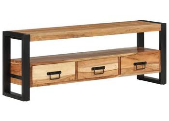 vidaXL Szafka pod TV, 120x30x45 cm, lite drewno akacjowe(SKU:351670)