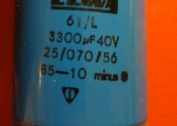Kondensatory ELWA 3300uF 40V  Nowe