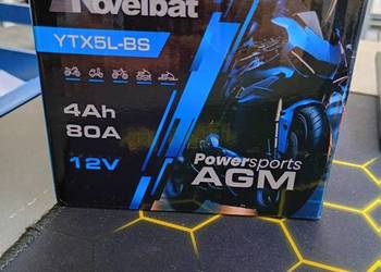Novelbat YTX5L-BS 12v 4Ah 80A PowerSport AGM