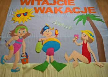 Dekoracje na Letnio- Wakacyjne z brystolu. Nr tel: 504 102 444