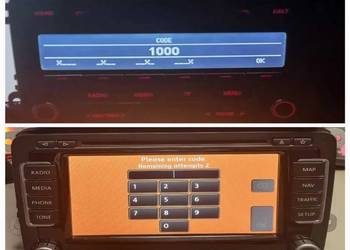 Rozkodowanie radia RADIO PIN SAFE KOD odczyt kodu , RADIO KOD VW