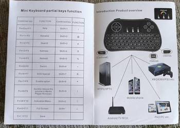 Klawiatura P9 mini wireless keyboard mouse combo