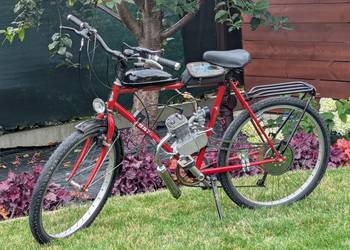 Rower z silnikiem spalinowym 80cc