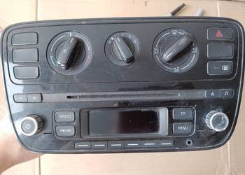 VW UP SEAT RADIO FABRYCZNE 1S0035156 + PANEL NAWIEWU