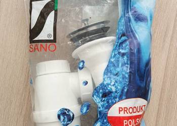 Syfon umywalkowy z sitkiem metalowym fi 32 bez redukcji