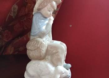 Figurka. Chłopiec z Barankiem. Lladro. Syg. Zaphir. Spain