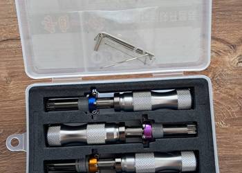 nowy zestaw wytrychów do zamków rurowych