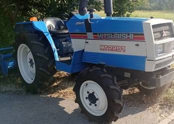 Ciągnik traktor ogrodniczy Mitsubishi+ glebobryzarka jak yanmar kubota