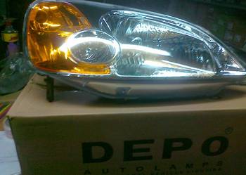HONDA CIVIC SEDAN 01-03 REFLEKTOR LAMPA L/P REG. ELE. NOWY