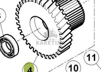 CLAAS RENAULT ATLES 936 RZ V5 Koło Wałka Zdawczego 0011317970 00 1131 797 0