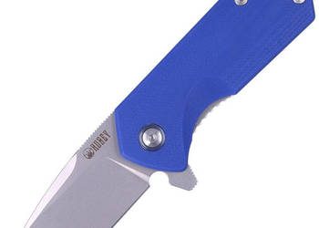 Nóż składany Kubey Knife Campe, Blue G10, Sandblast D2 (KU203D)