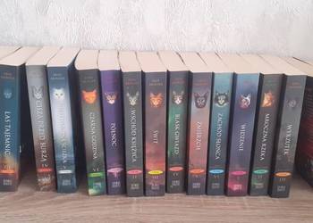 Zestaw powieści Erin Hunter - Wojownicy. 17 książek.