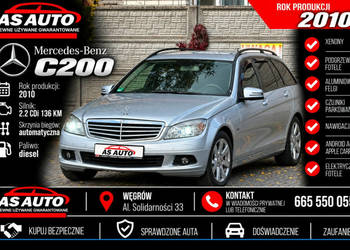 Mercedes C 200 2.2CDI 136KM Avantgarde/Android/Virtual/Navi/Alufelgi//Park…