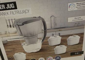Duzy Dzbanek filtrujący 2,8L, 4 filtry - 800L Smukee