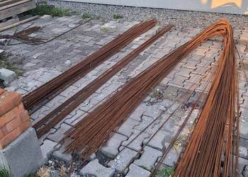Sprzedam   i zbrojenie   6 6 metrowe i drut 10 sztuk 45