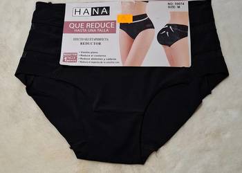 Wyższe bezszwowe majtki, delikatnie obciskające M