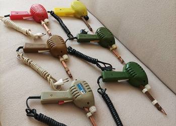 Polskie lutownice transformatorowe Lutola 2A 65W temp grotu 450°C z PRL-u