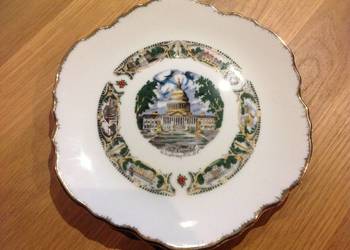 Talerz Porcelanowy Dekoracyjny na Ściane The Capitol Washington.D.C