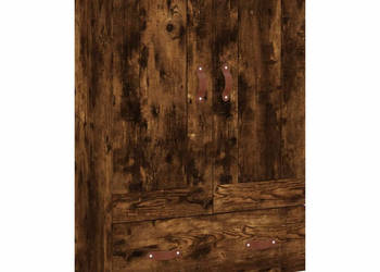 Wysoka szafka przydymiony dąb 695x31x115 cm WM-830297