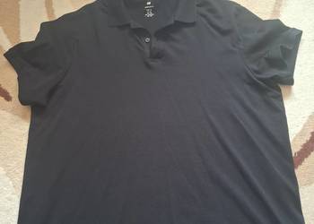 Czarna koszulka polo H&M