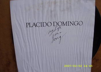 K.  Klasyka ,LP; PLACIDO DOMINGO .--MY LIFE FOR A SONG.