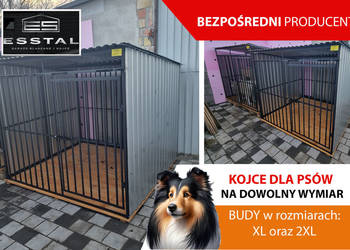 A178 Kojec dla Psa 2x2 - ściany BOCZNE Z BLACHY OCYNK  | KOJCE | - ESSTAL
