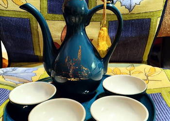 Japoński porcelanowy zestaw do sake Japoński porcelanowy zestaw do sake