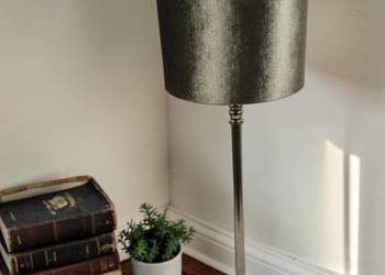 WYPRZEDAŻ Lampa L&L Collections Holandia lata 90te chrom abażur nowy