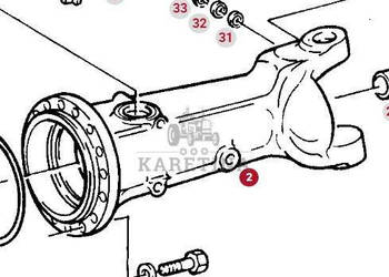 Fendt Favorit 514 Obudowa Przedniej Osi CZĘŚCI F514300020050
