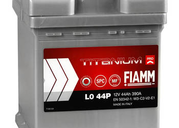 Akumulator FIAMM TITANIUM PRO FIAT 12V 44Ah 390A Prawy Plus